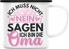 Trendation - Oma Geschenk Emaille Tasse Lustiger Spruch Ich Produktbild-Vorschau 1