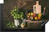 KitchenYeah© Herdabdeckplatte Gemüse - Kräuter - Rustikal - Produktbild-Vorschau 1