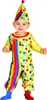 A child wearing a clown costume. Podgląd zdjęcia produktu