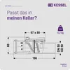 KESSEL Staufix DN 50 Rückstauverschluss Typ 2, mechanisch, Produktbild-Vorschau 2