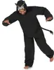 Panther-Kostüm für Herren Tierkostüm schwarz-grau Produktbild-Vorschau 2