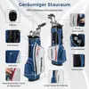 Sada golfových holí COSTWAY, 9dílná sada s golfovým bagem, Náhled obrázku produktu 4