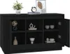 vidaXL Sideboard Schwarz 102x35x60 cm Holzwerkstoff Produktbild-Vorschau 4