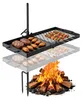 Gril rotatif VEVOR pour feu de camp, avec grille de 61 cm, Voir les images du produit 1