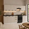 ULWEHOME | Küchenzeile 280 cm Kaschmir, Küchenmöbel-Set Produktbild-Vorschau 4