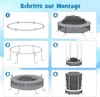 Trampolino per bambini con rete di sicurezza, rosa, Anteprima dell’immagine prodotto 5