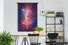 MuchoWow® Wandteppich Wandbehang Weltraum - Sterne - Rot Produktbild-Vorschau 2