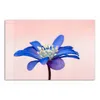 DEQORI Glasbild Echtglas 90x60 cm 'Blaue Eleganz' Wandbild Produktbild-Vorschau 2
