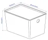 A line drawing of a storage box with dimensions indicated. Produktbild-Vorschau