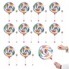 Lollipop Form Trommel,Kinder Tamburin Set,Buntes Tamburin Produktbild-Vorschau 4