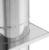 vidaXL Kaminverlängerung Silber 35 x 35 x 82 cm Edelstahl Produktbild-Vorschau 5