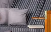 Strandkorb - bene living - Ostsee - gestreift/anthrazit - Produktbild-Vorschau 3