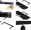 Happyment Étagère murale noire - 120 cm - Lot de 2 - Voir les images du produit 7