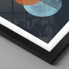 Gerahmtes Poster - Schwarzer Rahmen - Abstraktion Räder Produktbild-Vorschau 2
