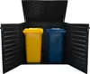 Koll Living Mülltonnenbox Tilia 1170 Liter | Schwarz | für Produktbild-Vorschau 2
