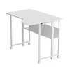 Klaptafel / bijzettafel Maclean, wit, mobiel, 100 x 73 cm, Productafbeelding-voorbeeld 5
