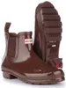 Hunter Orig al Frauen Glanz Chelsea Stiefel Braun – Produktbild-Vorschau 9