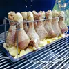 Hähnchenschenkel Halter, Edelstahl Chicken Rack Produktbild-Vorschau 9