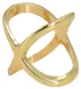 styleBREAKER Schalring Schalhalter im X Design | versilbert Produktbild-Vorschau 2
