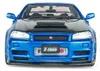 Solido 421438283 Nissan Skyline GT-R R34 Z-Tune 1998 blau Produktbild-Vorschau 7