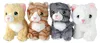 Sitzende Plüschkatze (Kätzchen), 15 cm, 4 Farben, 12 Stück Produktbild-Vorschau 2