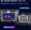 9-palcové Andriod 12 Auroradio pre Toyota Avensis 2008-2015 Náhľad obrázku produktu 2