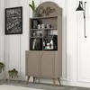 Skye Decor, Lyon 80 - Atlas, Walnut, Kaffeebarschrank, Produktbild-Vorschau 2