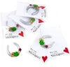 10 Mini Glücksbringer Geschenke - silbernes Hufeisen + Produktbild-Vorschau 1