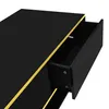 Merax Hochglanzer LED-Couchtisch mit Golddekor, Produktbild-Vorschau 10