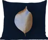 MuchoWow® Outdoor Kissen - Blätter - Gold - Schwarz - Produktbild-Vorschau 1