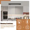 ZMH Plafonnier LED Noir 80CM Long Plafonnier Cuisine 25W Voir les images du produit 4