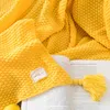 Pletená deka so strapcami Mäkká teplá pletená deka Cuddly Náhľad obrázku produktu 4
