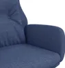 A close-up view of a blue fabric armchair. Podgląd zdjęcia produktu
