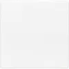 A plain white square object, likely a switch or button cover, is shown against a white background. Anteprima dell’immagine prodotto