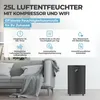 KLAMER Luftentfeuchter elektrisch 25L in 24h mit 5,5L Tank Produktbild-Vorschau 2