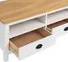 vidaXL Szafka pod TV Hill White 158x40x47 cm lite drewno Podgląd zdjęcia produktu 11