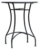 Gartentisch Ø60 x H71cm, Wetterfest Balkontisch aus Metall, Produktbild-Vorschau 2