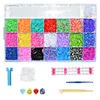 mituso Loom Bands 4200 verschiedene Looms inkl. Webrahmen | Produktbild-Vorschau 1