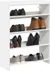 Étagère à chaussures blanche 60x25x81 cm en bois composite Voir les images du produit 2
