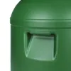 A close-up view of a green plastic container with a handle. Produktbild-Vorschau