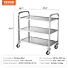 VEVOR Küchenwagen, 3 Ebenen, Laborwagen mit 204,1 kg Produktbild-Vorschau 8