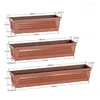 Plastard Blumenkasten Terrakotta 100x21x17 cm Pflanzkasten Produktbild-Vorschau 3