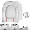 Toiletzitting - voor Roca Dama - Wit - 43 cm x 34 cm - Productafbeelding-voorbeeld 10