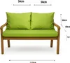 Gartenkissen Set lindgrün – 110x60 + 2x50x56 cm – Für Produktbild-Vorschau 8
