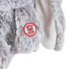 Kaloo Prestige Jouet lapin léopard gris 24 cm Beige  Beige Voir les images du produit 4