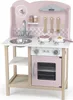 Viga Toys - VIGA PolarB Holzküche mit silbernem und rosa Produktbild-Vorschau 1