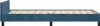 vidaXL Bettgestell ohne Matratze Dunkelblau 100x200 cm Samt Produktbild-Vorschau 5