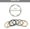 5 Stück Seidenschal-Ring-Clip, T-Shirt-Krawattenklammern Produktbild-Vorschau 2