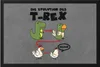 Die Evolution Des T-Rex Fußmatte Vom T-Rex Zum Huhn Produktbild-Vorschau 1
