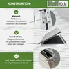 TRUTZHOLM Rollstuhlrampe 184 cm Traglast 272 kg Alu Produktbild-Vorschau 4